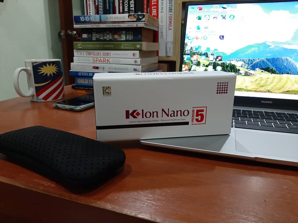 kaca mata kesihatan k-ion nano premium 5